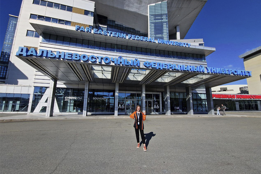 Студентка политеха побывала во Владивостоке в качестве участницы форума «На волне» Студентка политеха побывала во Владивостоке в качестве участницы форума «На волне»