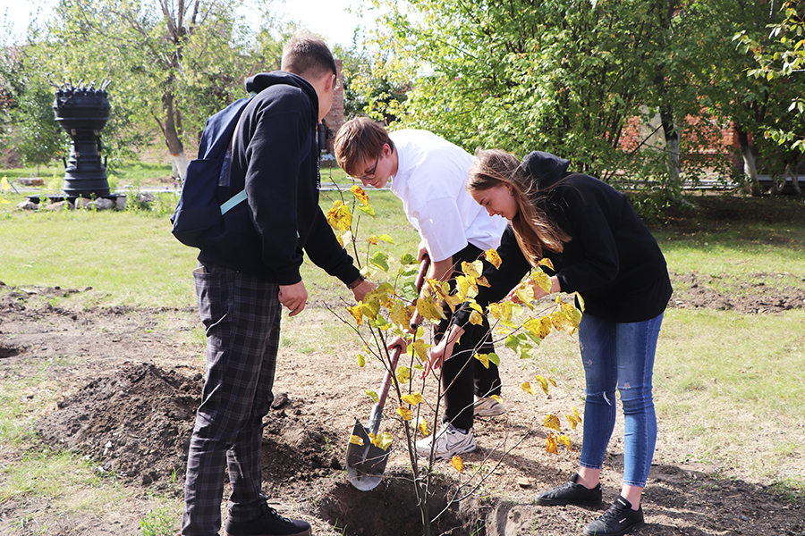 Город-сад: политехники помогают в озеленении Омска Город-сад: политехники помогают в озеленении Омска