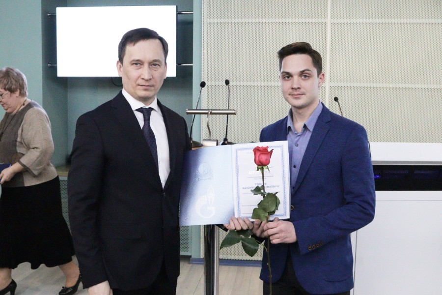 Студент политеха стал именным стипендиатом ПАО «Газпром» Студент политеха стал именным стипендиатом ПАО «Газпром»