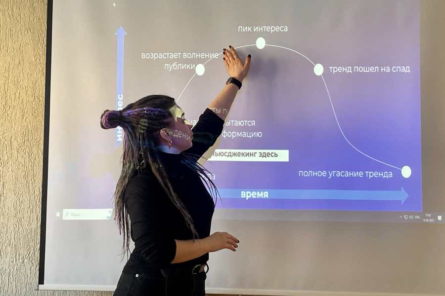 Эксперт «Газпром-Медиа Холдинга» рассказала студентам ОмГТУ, как эффективно работать с инфоповодами Эксперт «Газпром-Медиа Холдинга» рассказала студентам ОмГТУ, как эффективно работать с инфоповодами